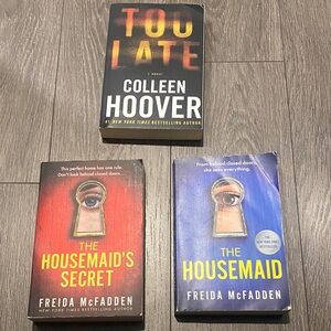 'Too Late' Novel - Black and Red Cover